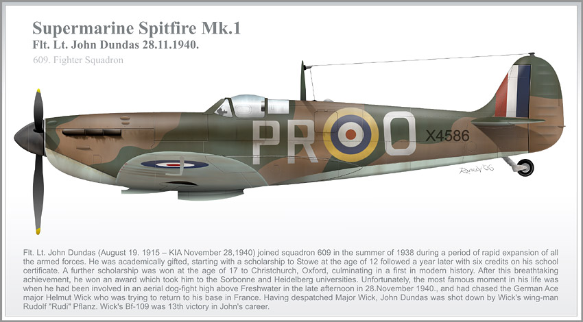 Dundas Spitfire Mk.1 Profile by 0viking0