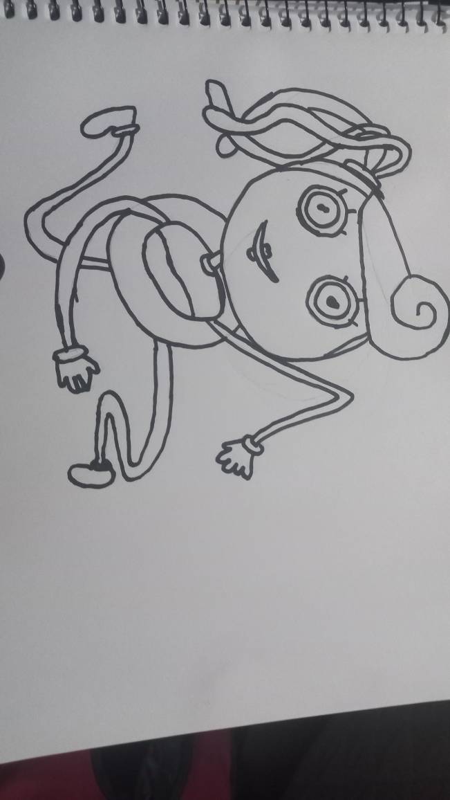 Mommy long legs, ink drawing : r/PoppyPlaytime