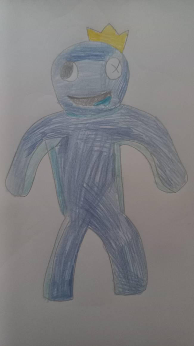 I made lego blue from rainbow friends by woshe123 on DeviantArt