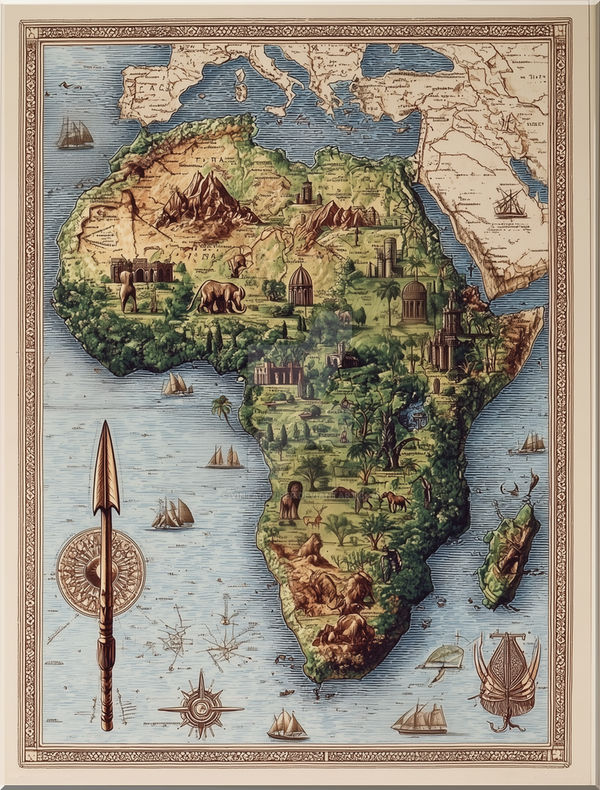 Graphical Map of Africa