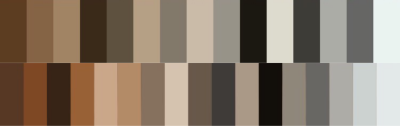 brown grey gray palette f2u