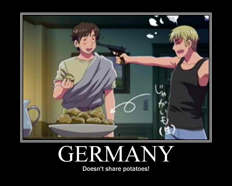 Germany DOESN'T share potatoes