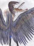The Winged Musician by NicoleMAbrahamson