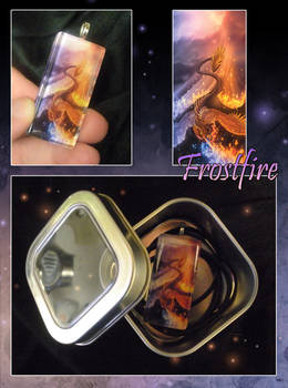 Glass Pendant - Frostfire