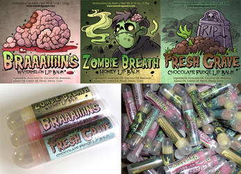 Zombie-Themed Lip Balm