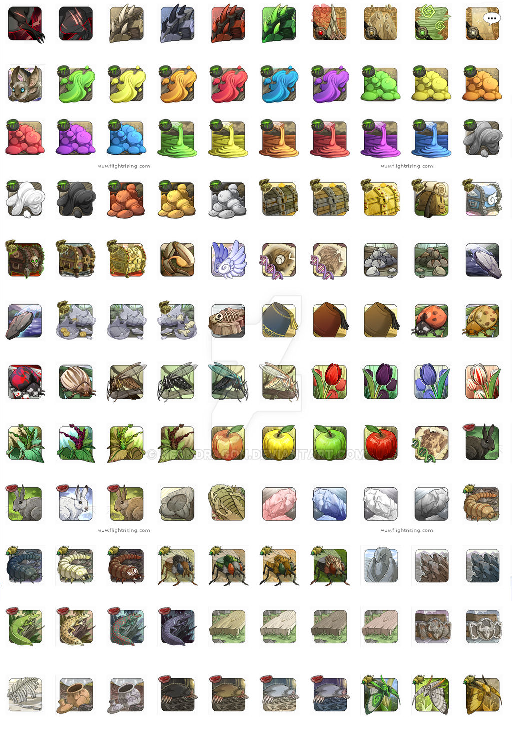 Flight Rising Items 2 by neondragon on DeviantArt