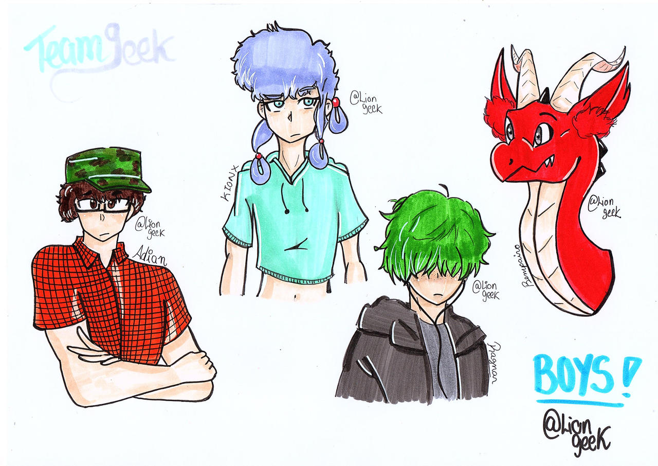 TEAM GEEK BOYS by LIONGEEK on DeviantArt