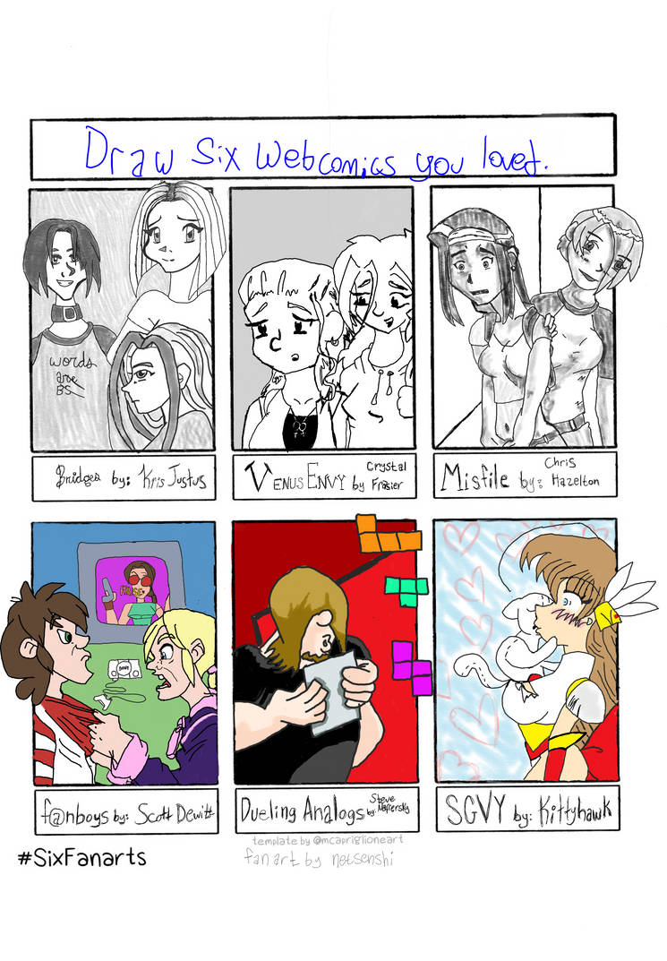 Webcomics Deviantart Draw 6 webcomics you loved by NetSenshi on DeviantArt