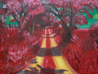Landscape Study of David Hockney