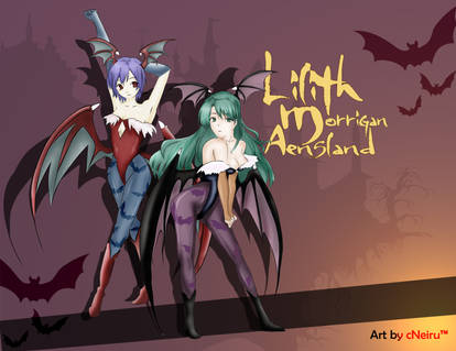 The Succubi: Morrigan and Lilith Aensland