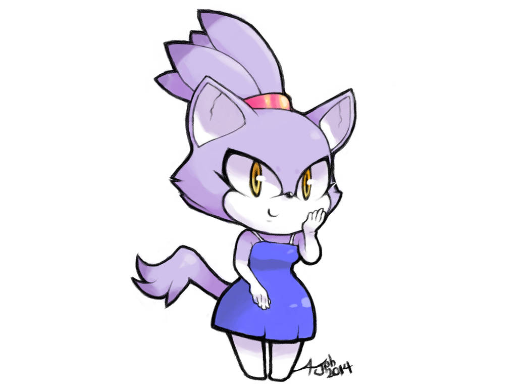Blaze the cat chibi by Aw0 on DeviantArt
