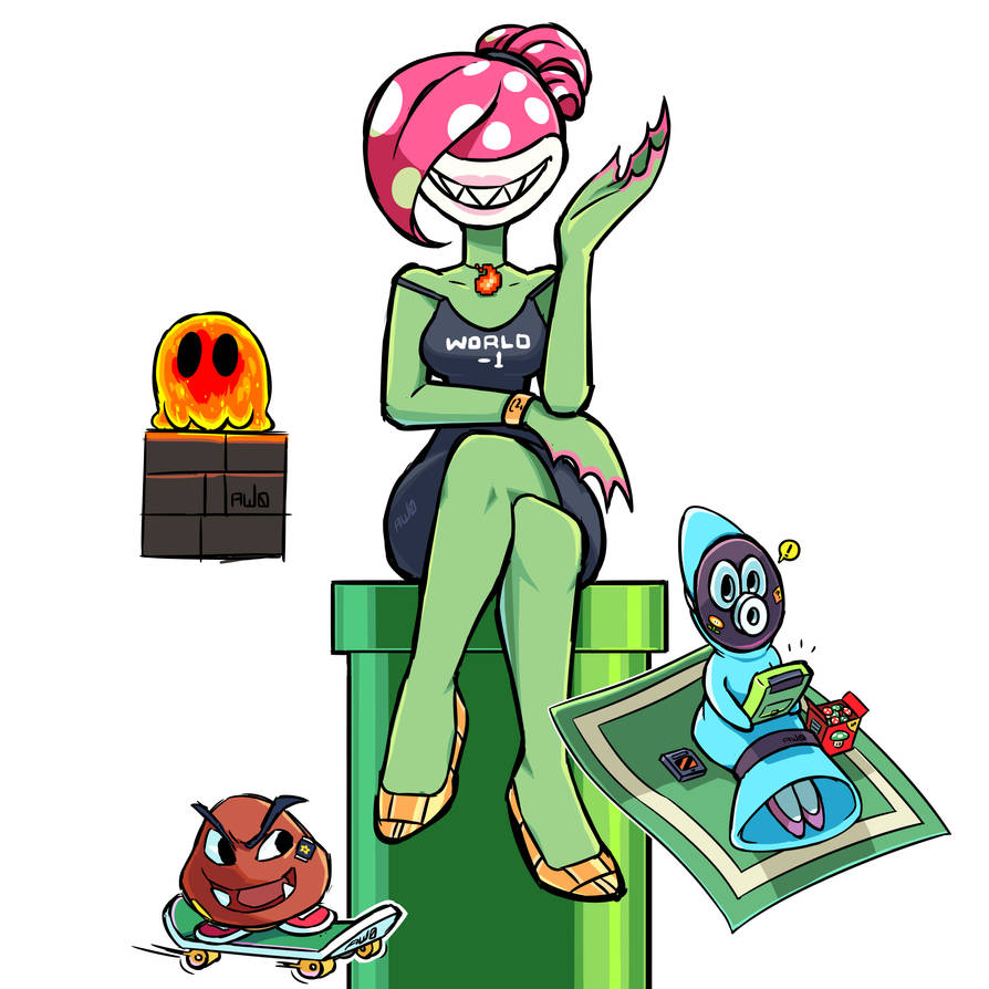 Mushroom Kingdom Residents by Aw0 on DeviantArt