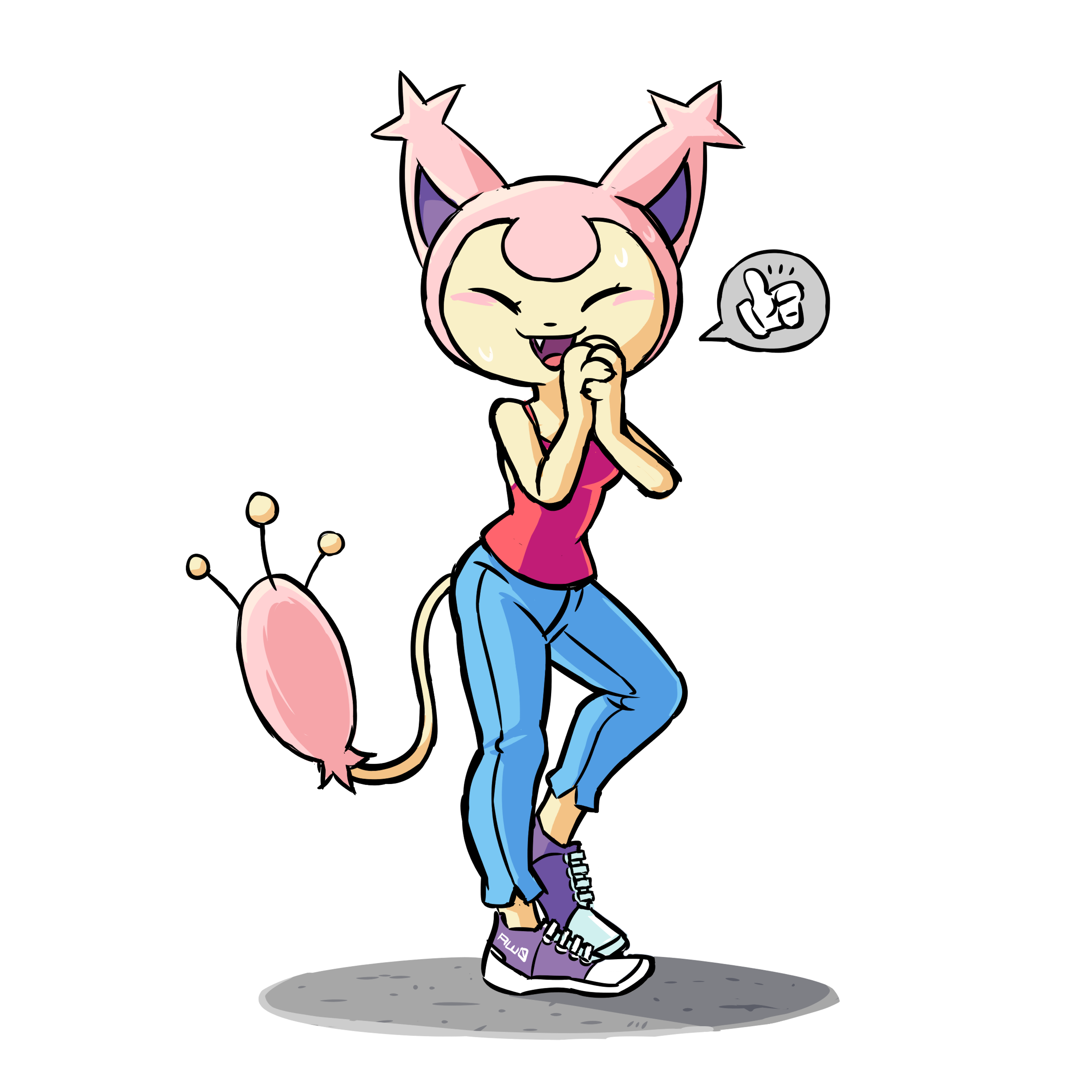 Skitty Joggin' by Aw0 on DeviantArt