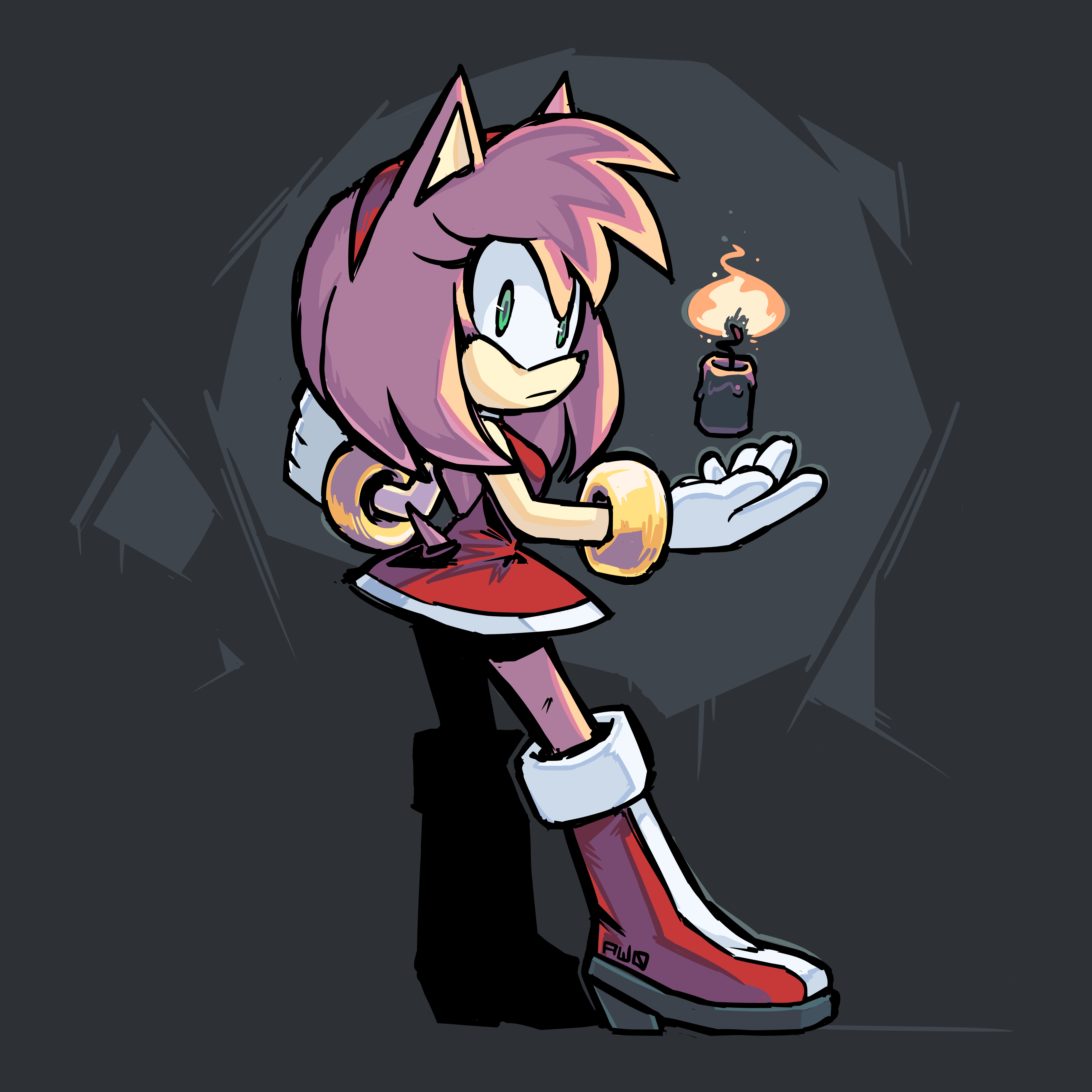 Amy Rose by Aw0 on DeviantArt