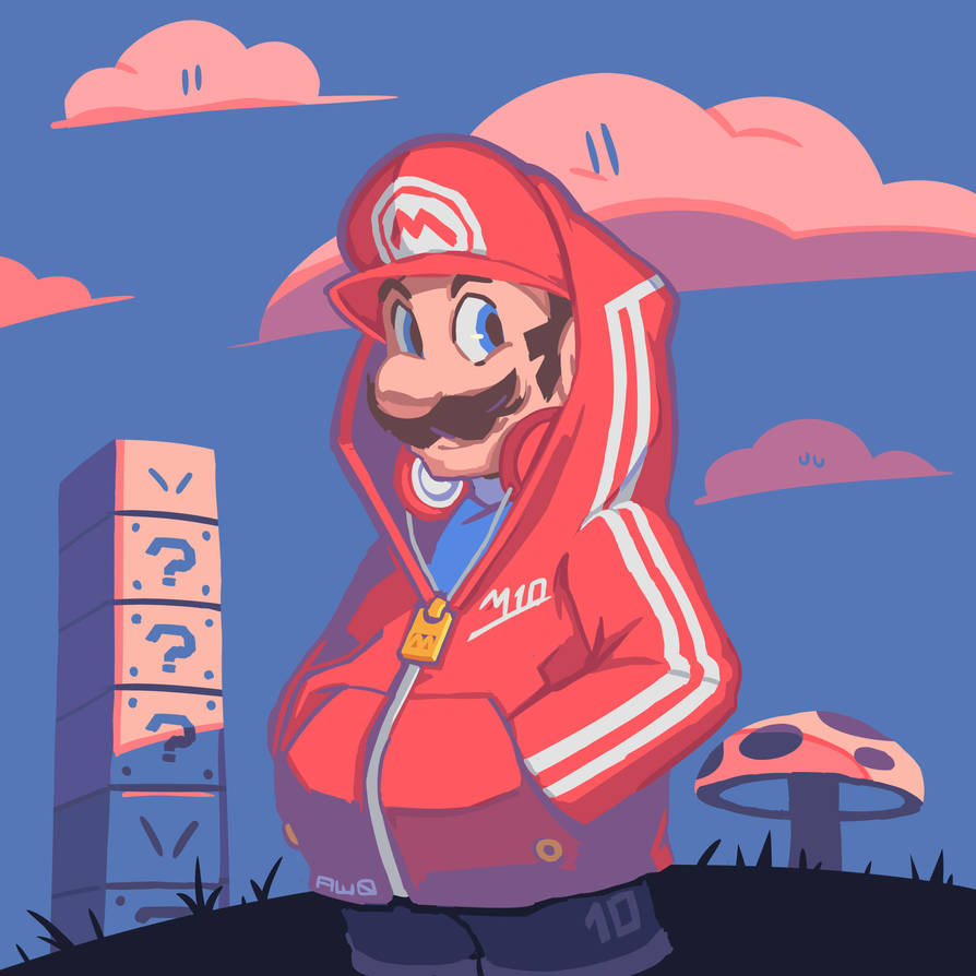Mario' Morning Jog by Aw0 on DeviantArt