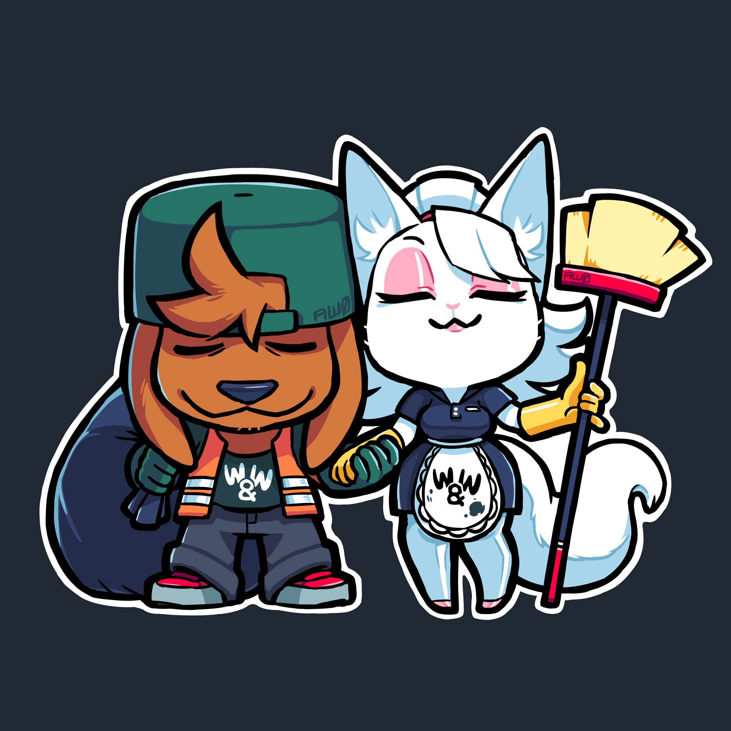 Rote and Twinkelen Sticker by Aw0 on DeviantArt