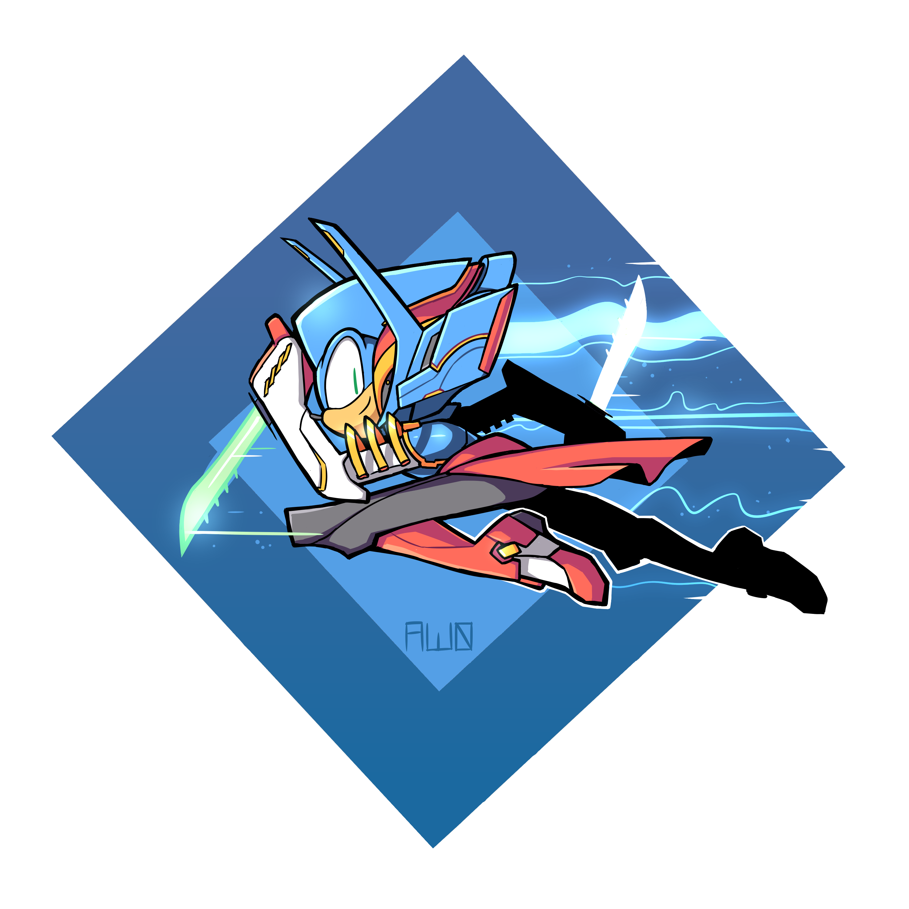 Volt Sonic by Aw0 on DeviantArt