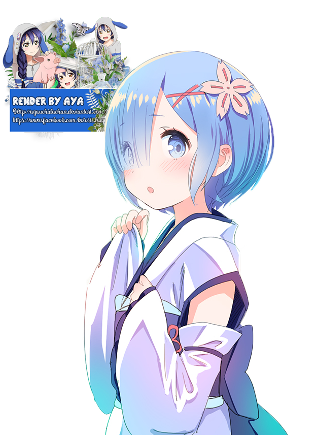 Rem Re:Zero Render by Nanavichan on DeviantArt