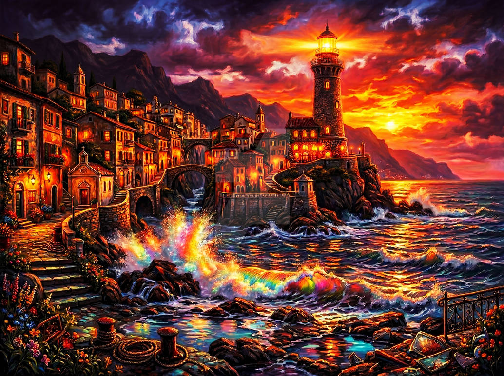 11 Coastal Wall Art Printables for the Soul: Lighthouses, Dreamy ...