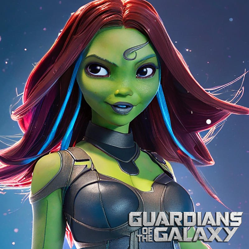 Gamora - Guardians of the Galaxy by RafAI33 on DeviantArt