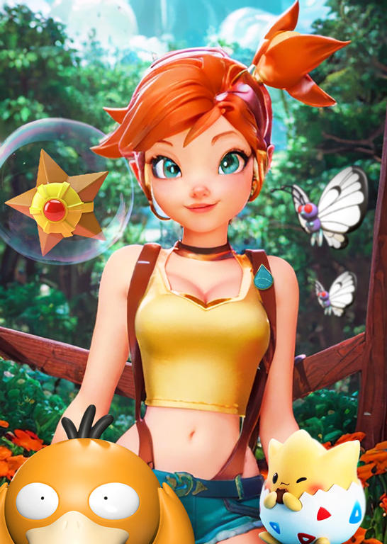 Pokemon Trainer Misty by RafAI33 on DeviantArt