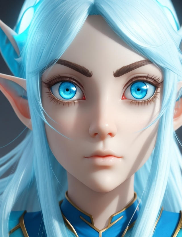 Bleu Riley Elf Blue Elf by RafAI33 on DeviantArt