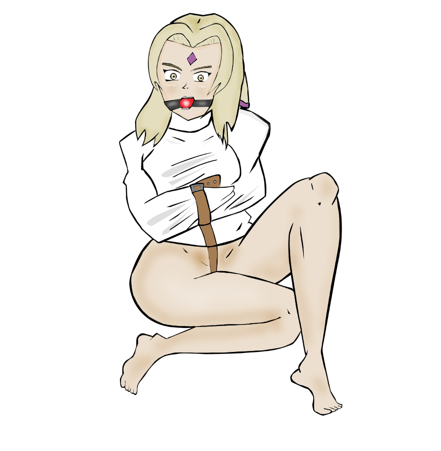 Tsunade straitjacketed