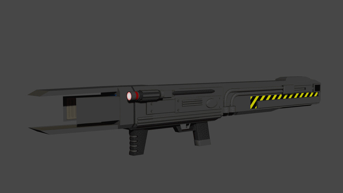 Different render modes of the Linear Launcher by nakkitsunami on DeviantArt