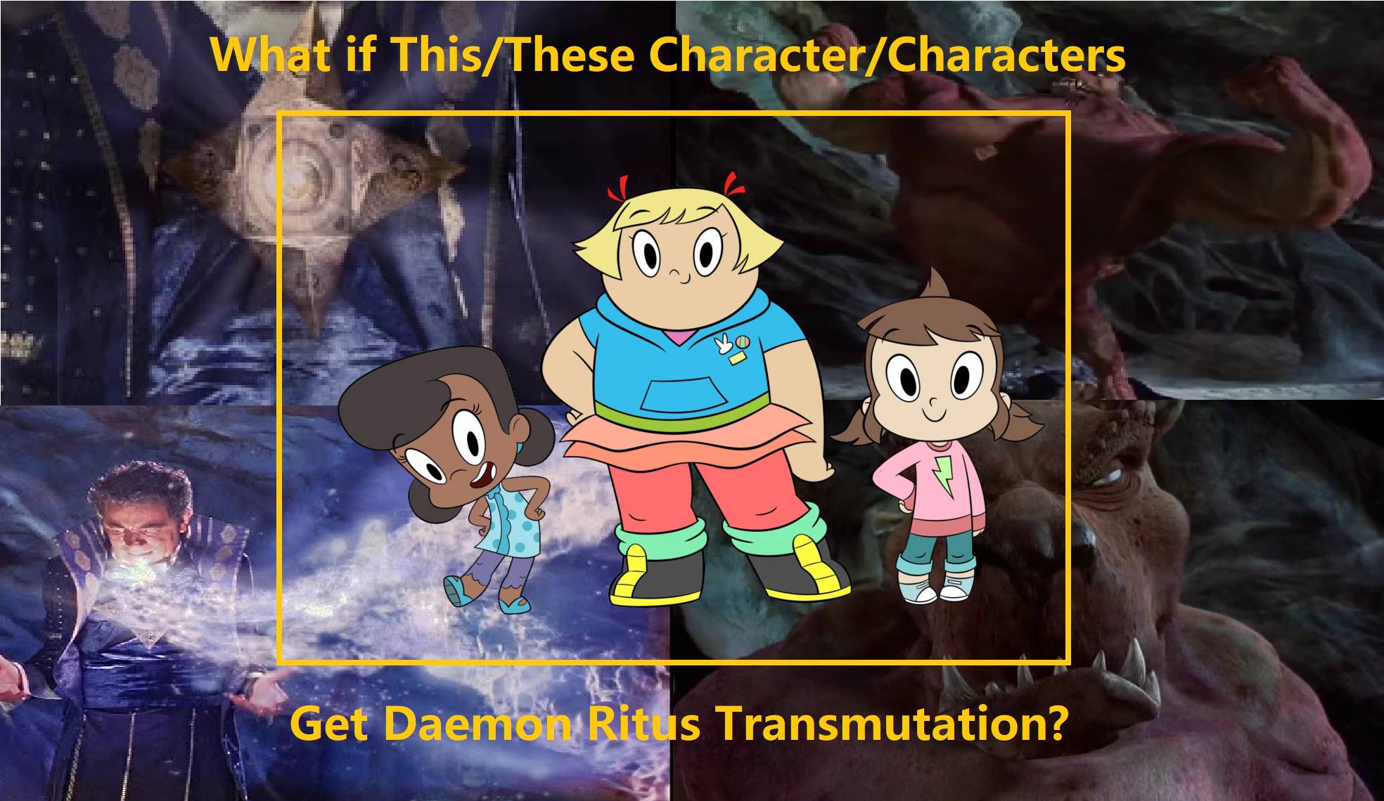 What-If Harvey Girls Transmutated by DR by SmashingRewind23 on DeviantArt