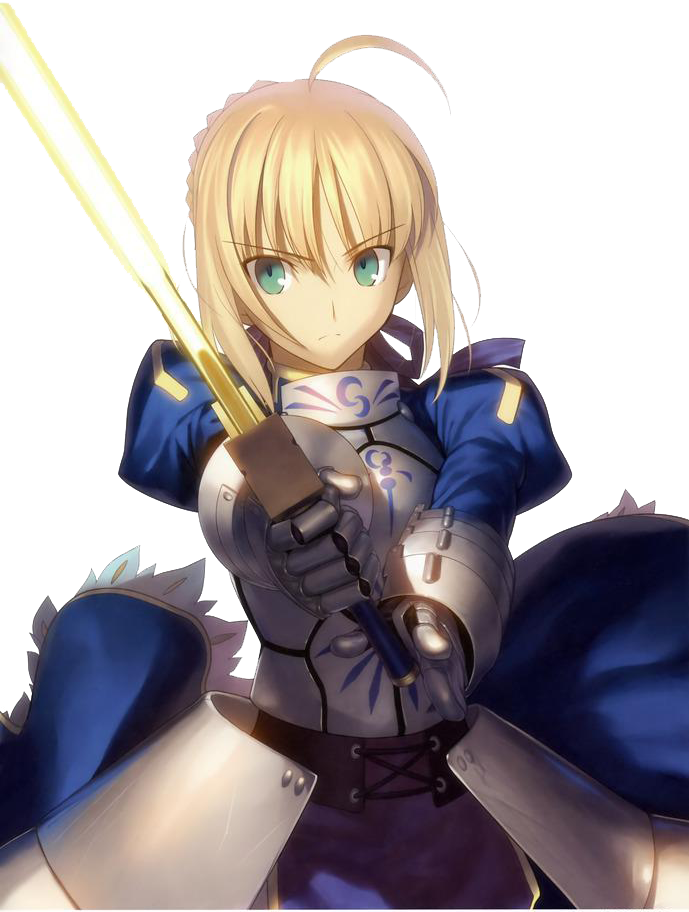 Saber render by ZerolShikumai on DeviantArt