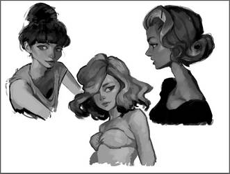 some practice paintings