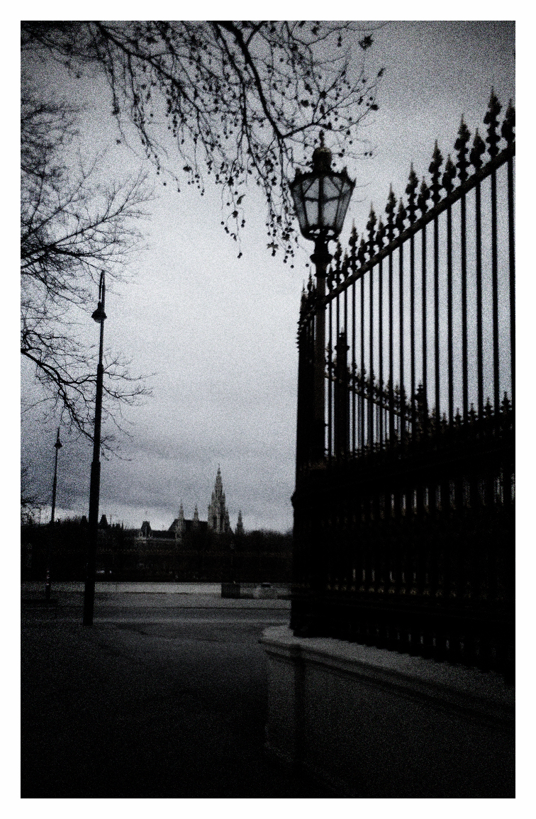 a walk / wien, vienna --- dark version