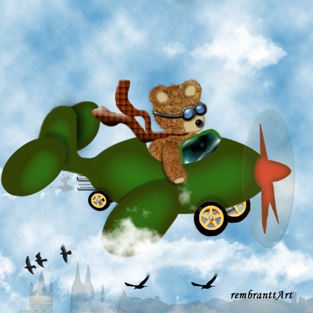 Flugteddy - flying teddy