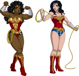 Nubia and Wonder Woman 2011 TV