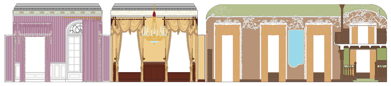 Alexander Palace Interior Rendering II.