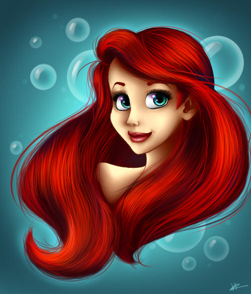 Ariel -Commission- by Kaspiian on DeviantArt
