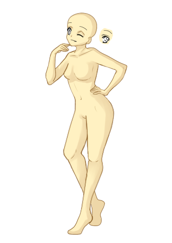 Anime Girl Base By Kaspiian On Deviantart