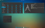 Arch Linux Gnome Shell Cool Colors