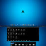 Arch Linux BE::SHELL Black n Blue