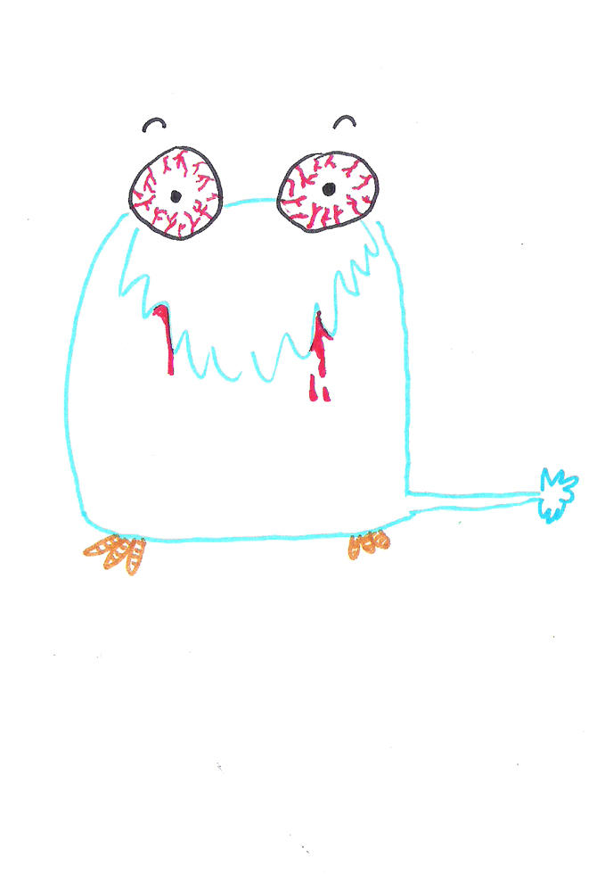 Fuzz monster by chunghwa on DeviantArt