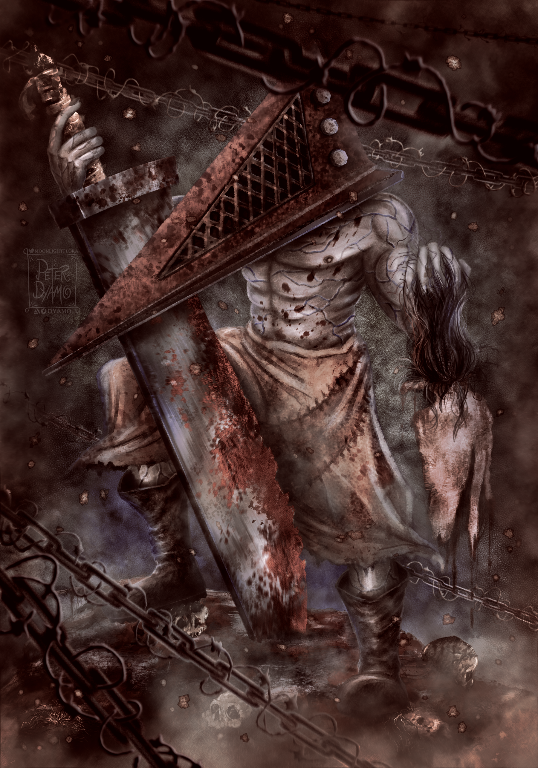 Pyramid Head Render by Lamea132 on DeviantArt