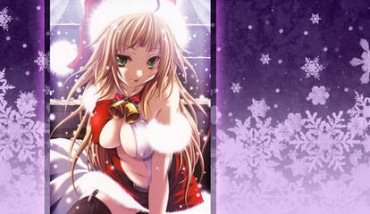 Anime christmas wallpaper