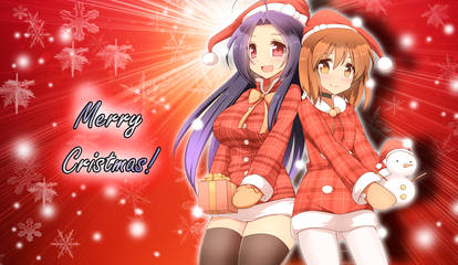 Anime christmas wallpaper 2