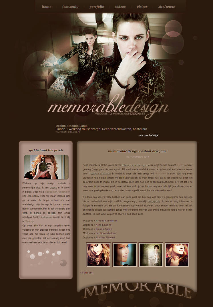 Memorable Design Memorable-Design.net Website by memorabledesign on DeviantArt
