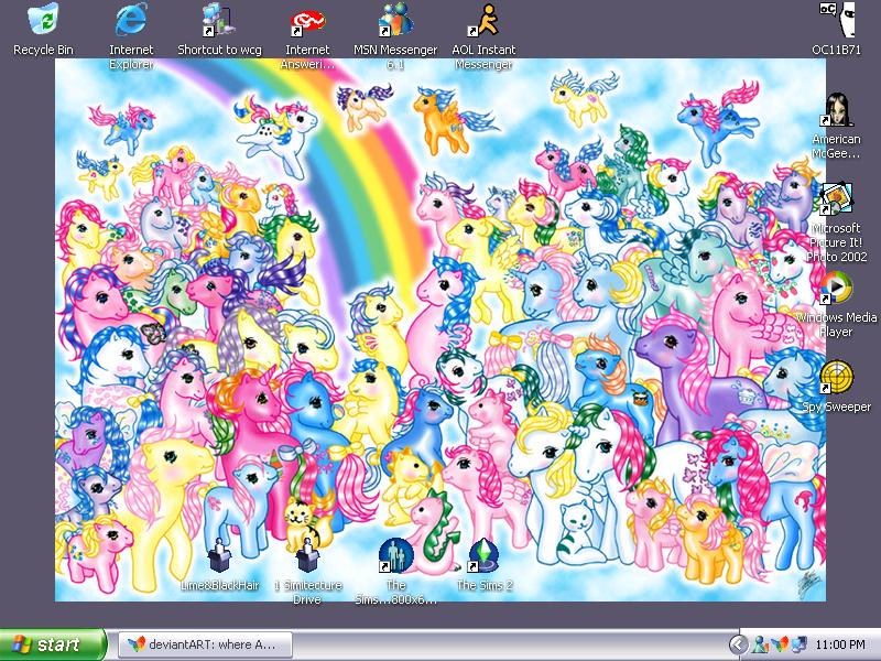 Mlp Linux Theme MLP Desktop by gummybeargoddess on DeviantArt