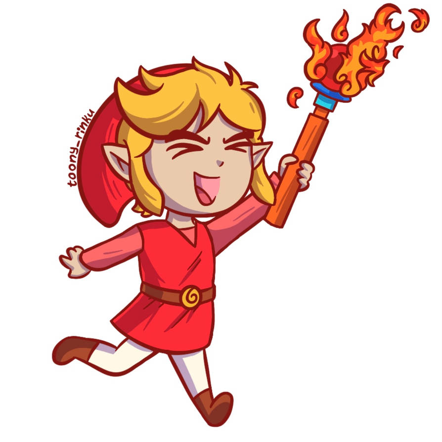 Red Toon Link by t00n-bb on DeviantArt