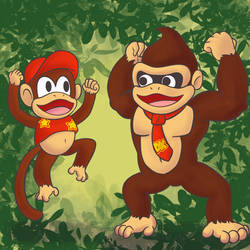 Diddy Kong n Donkey Kong