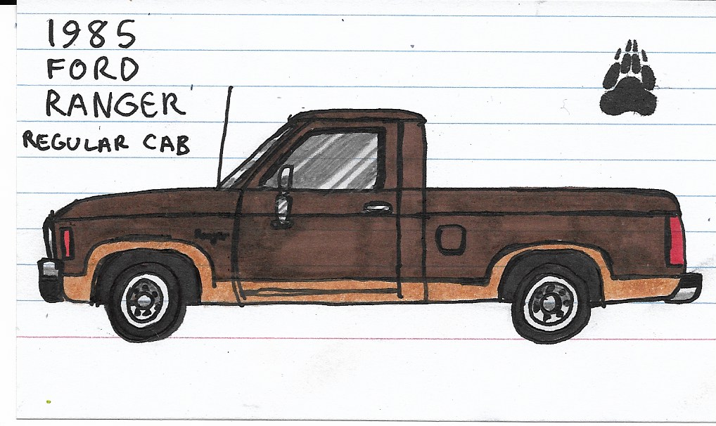 1986 Ford Ranger Drawing 1985 Ford Ranger Regular Cab by Katarina-G on DeviantArt
