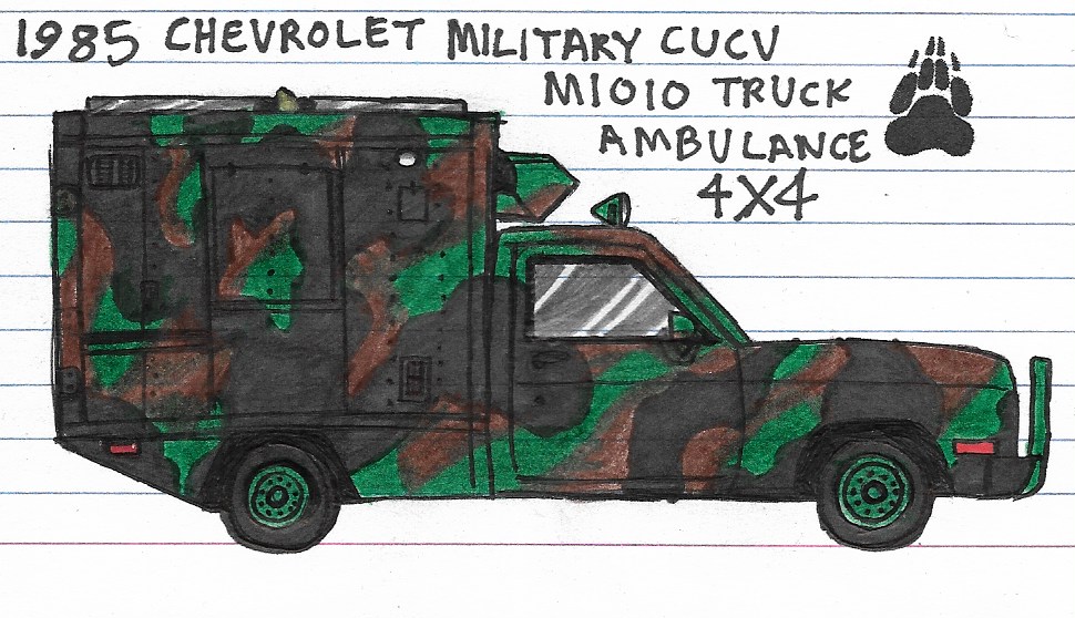 M1010 1985 Chevrolet Military CUCV M1010 Truck Ambulanc by Katarina-G on ...