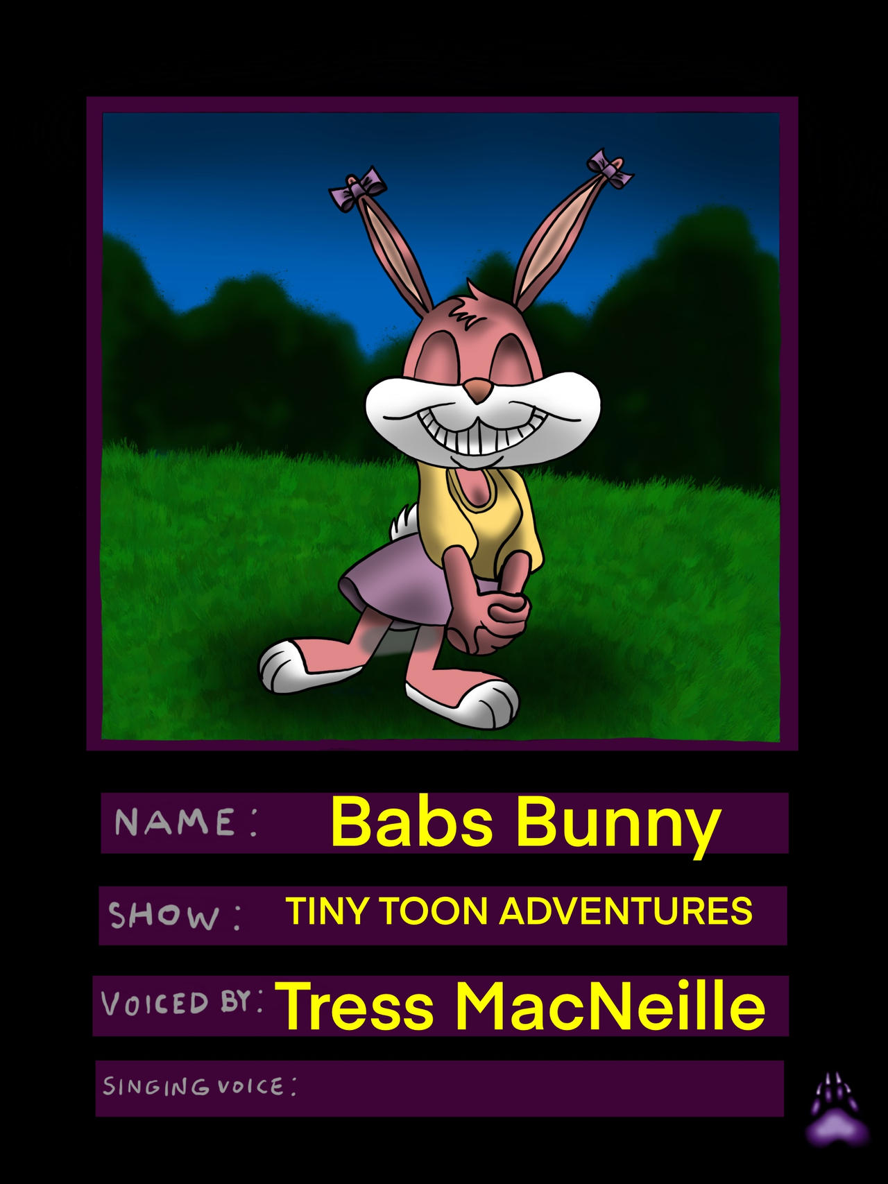Babs Bunny Female Rapper Body Babs Bunny by Katarina-G on DeviantArt